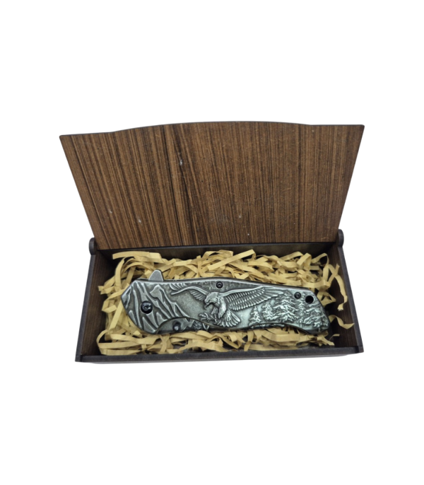 Eagle Engraved Pocket Knife