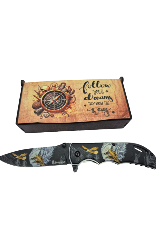 Eagle Motive Pocket knife in Gift Box