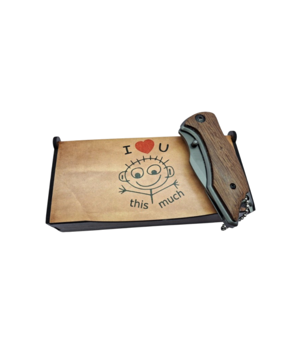 Pocket knife - "I love you this much" X75