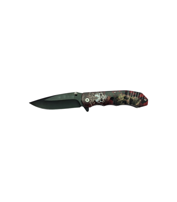 Pocket Knife with skeleton motive in Gift Box