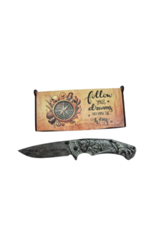 Dragon and Blade Engraved Gift in Gift Box