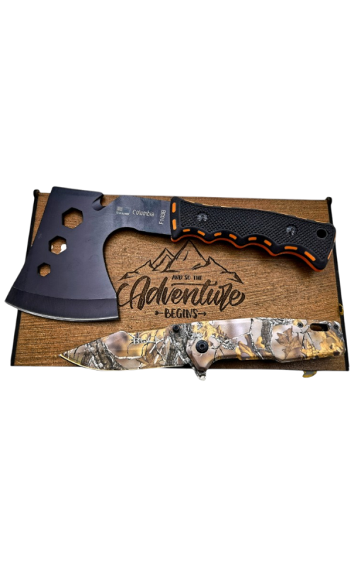 Axe and Knife Combo in Gift Box