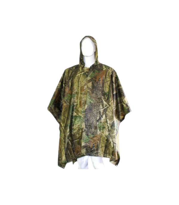 Rain Coat Poncho - Camo