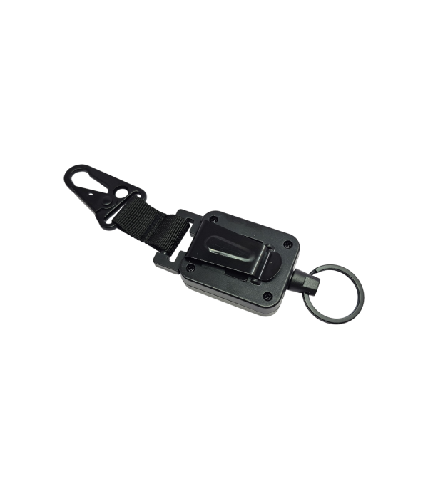 Retractable Key Chain Holder (Black)