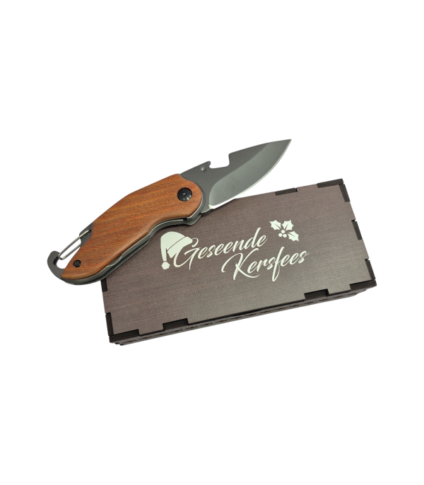 Pocket Knife in a "Geseende Kersfees" Gift Box