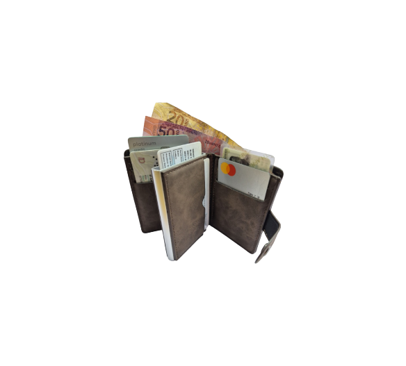 kjevnawiv (1) Premium Multi-Function Wallet (Brown)