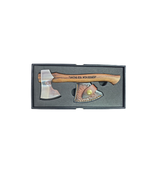 Ornamental Axe with "Wording Engraved"in Gift Box 21cm