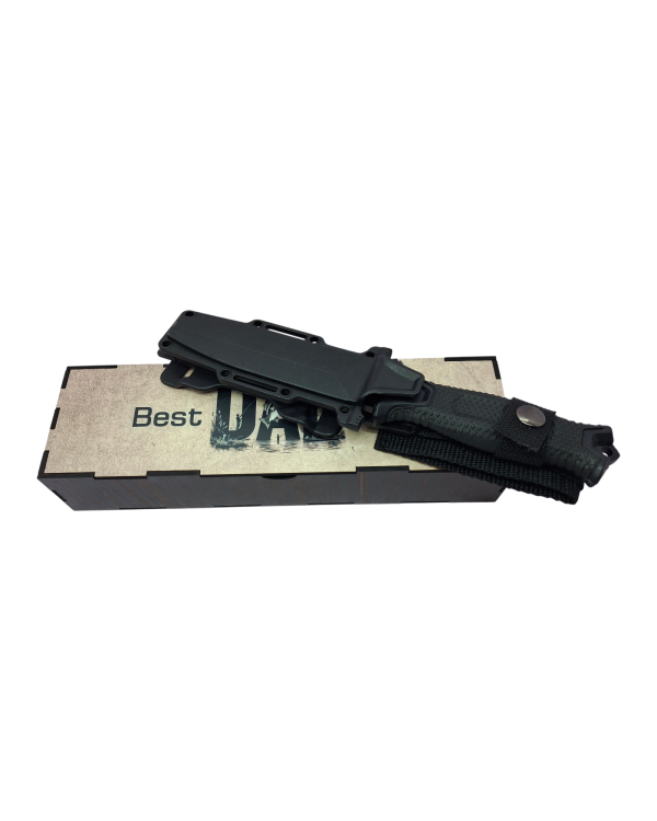 Best Dad Ever Strongarm Fishing Theme Knife Gift Set - black