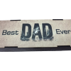 Best Dad Ever Strongarm Fishing Theme Knife Gift Set - green