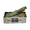 Best Dad Ever Strongarm Fishing Theme Knife Gift Set - green