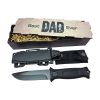 Best Dad Ever Strongarm Hunting Theme Knife Gift Set - Black
