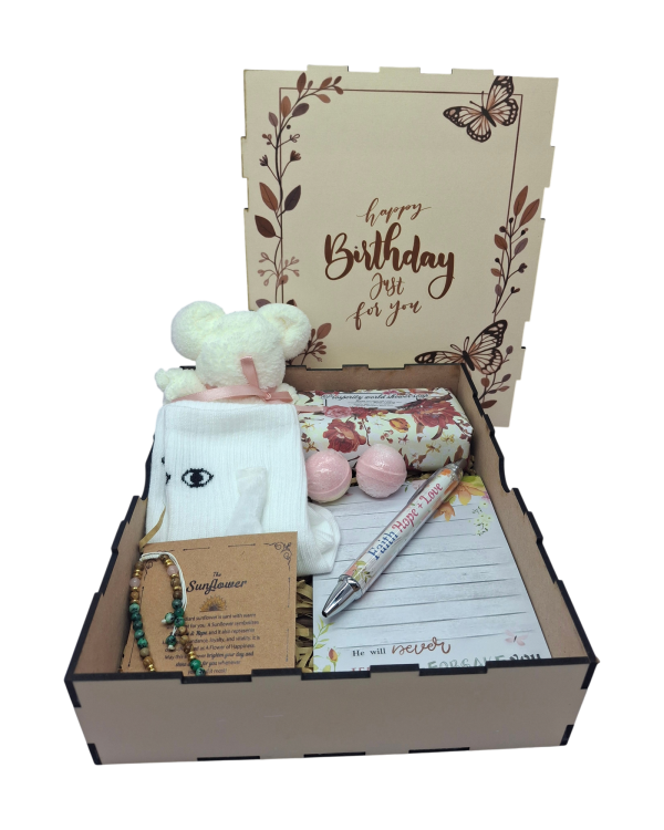 Happy Birthday - Just For You Gift In A Wooden Gift Box