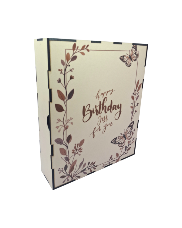 Happy Birthday - Just For You Gift In A Wooden Gift Box