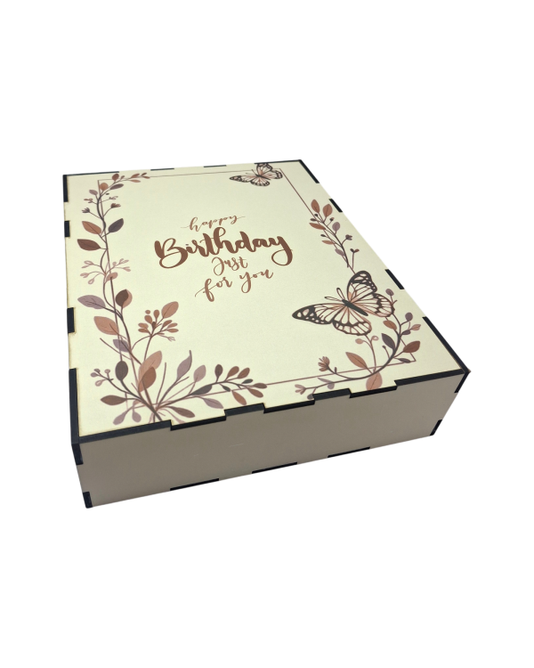 Happy Birthday - Just For You Gift In A Wooden Gift Box