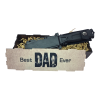 Best Dad Ever Strongarm Hunting Theme Knife Gift Set - Black