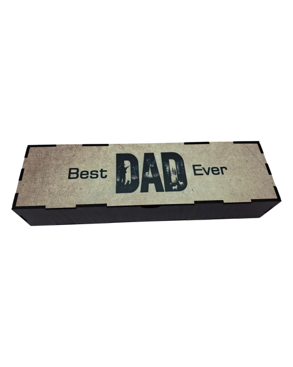 Best Dad Ever Strongarm Hunting Theme Knife Gift Set - Green
