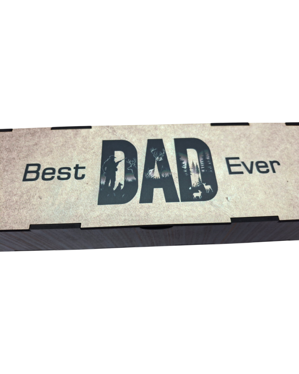 Best Dad Ever Strongarm Hunting Theme Knife Gift Set - Green