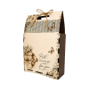 Wooden Gift Bag Box with Handle | Empty MDF Gift Box | Floral Teddy Design